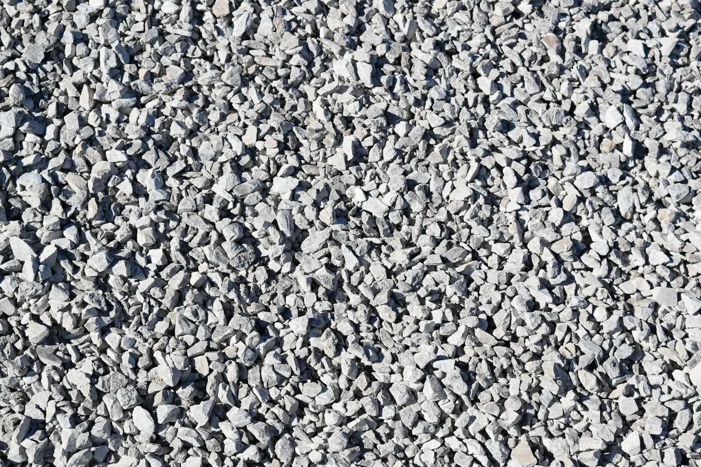 Crushed-stone aggregate detail