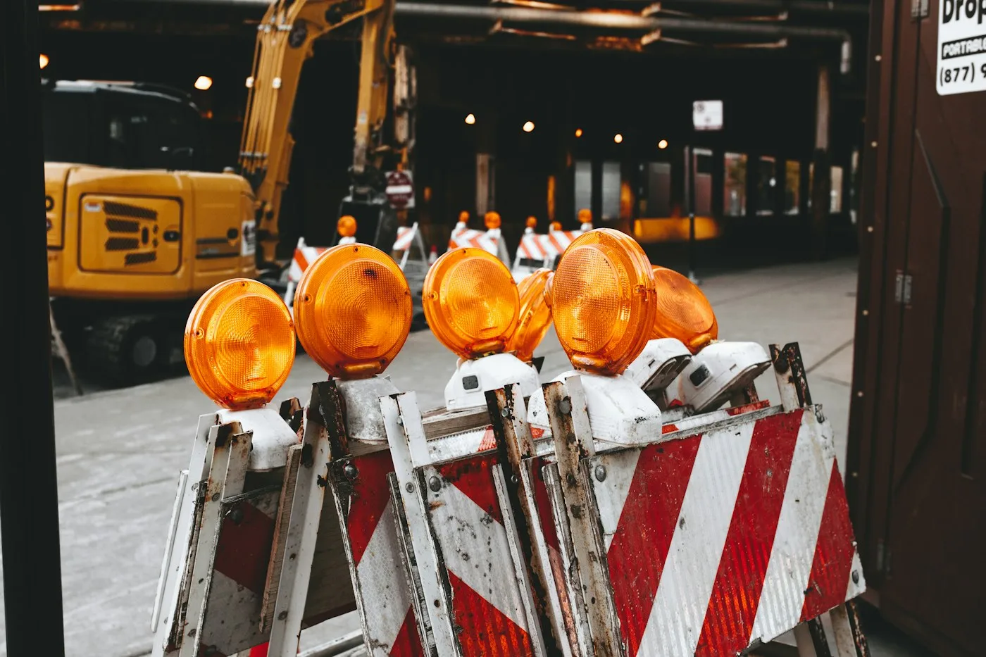 Worksite barriers and excavation equipment
